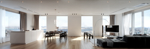 브라이튼 여의도 공동주택 실내 투시도